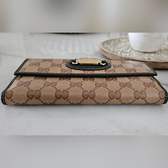 Gucci Brown Crystal Long Wallet - Picture 11 of 17